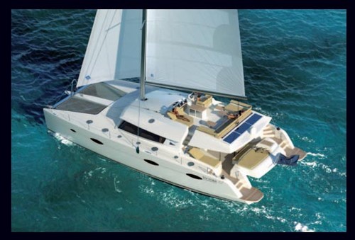 Victoria 67 - not quite a supercat, but no normal cruising cat either ©  SW